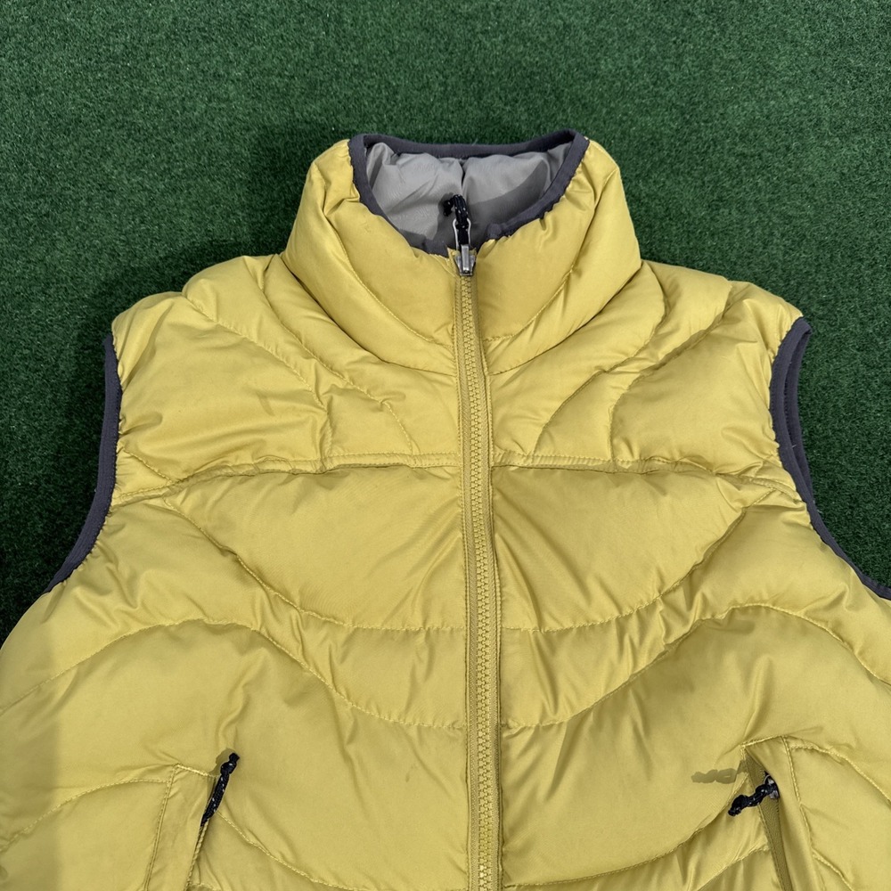 REI Co-Op Woman's Size XS Yellow Quantum Quilted Down Puffer Vest Full‎ Zip - Picture 2 of 9